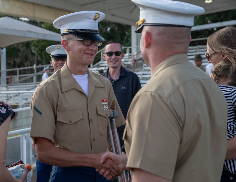 Capt. Gravelle attends his son's graduation