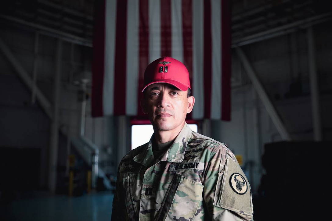 Capt. Edwin Gomez, commander of the 470th Quartermaster Company (Brigade Aerial Delivery Support Company), studies while at the Massachusetts Institute of Technology in the mid-2000s. After immigrating to the United States, Gomez earned advanced degrees at the prestigious university in hopes of fulfilling his childhood dream of becoming an astronaut. (Courtesy photo provided by Capt. Edwin R. Gomez)