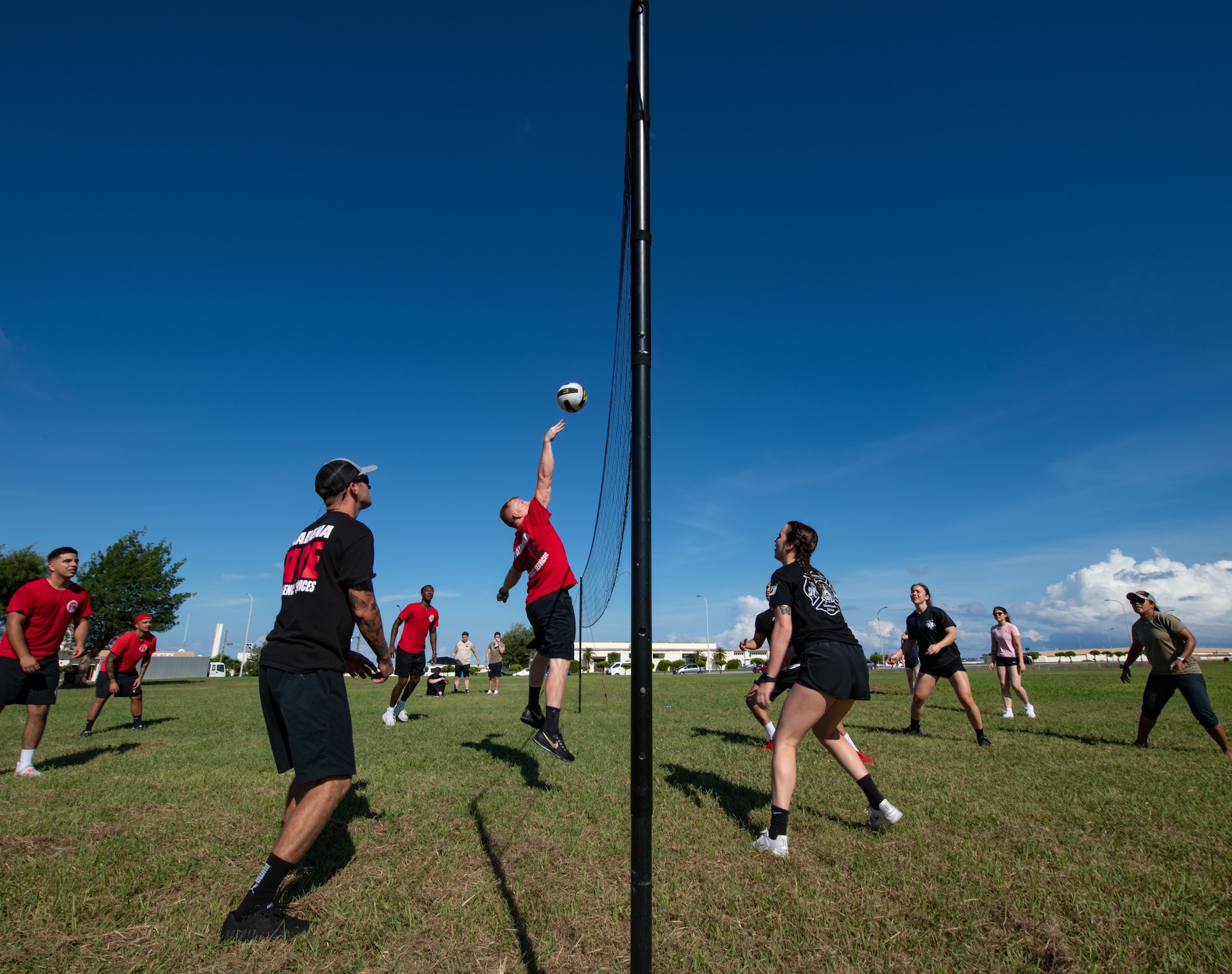 Kadena's first responders compete in Battle of the Badges games.