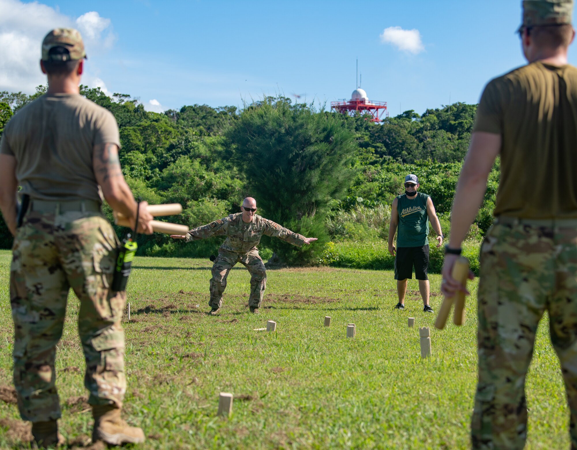 Kadena's first responders compete in Battle of the Badges games.