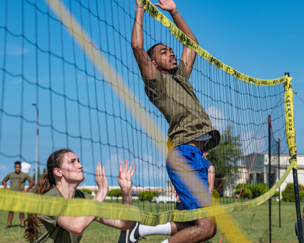 Kadena's first responders compete in Battle of the Badges games.