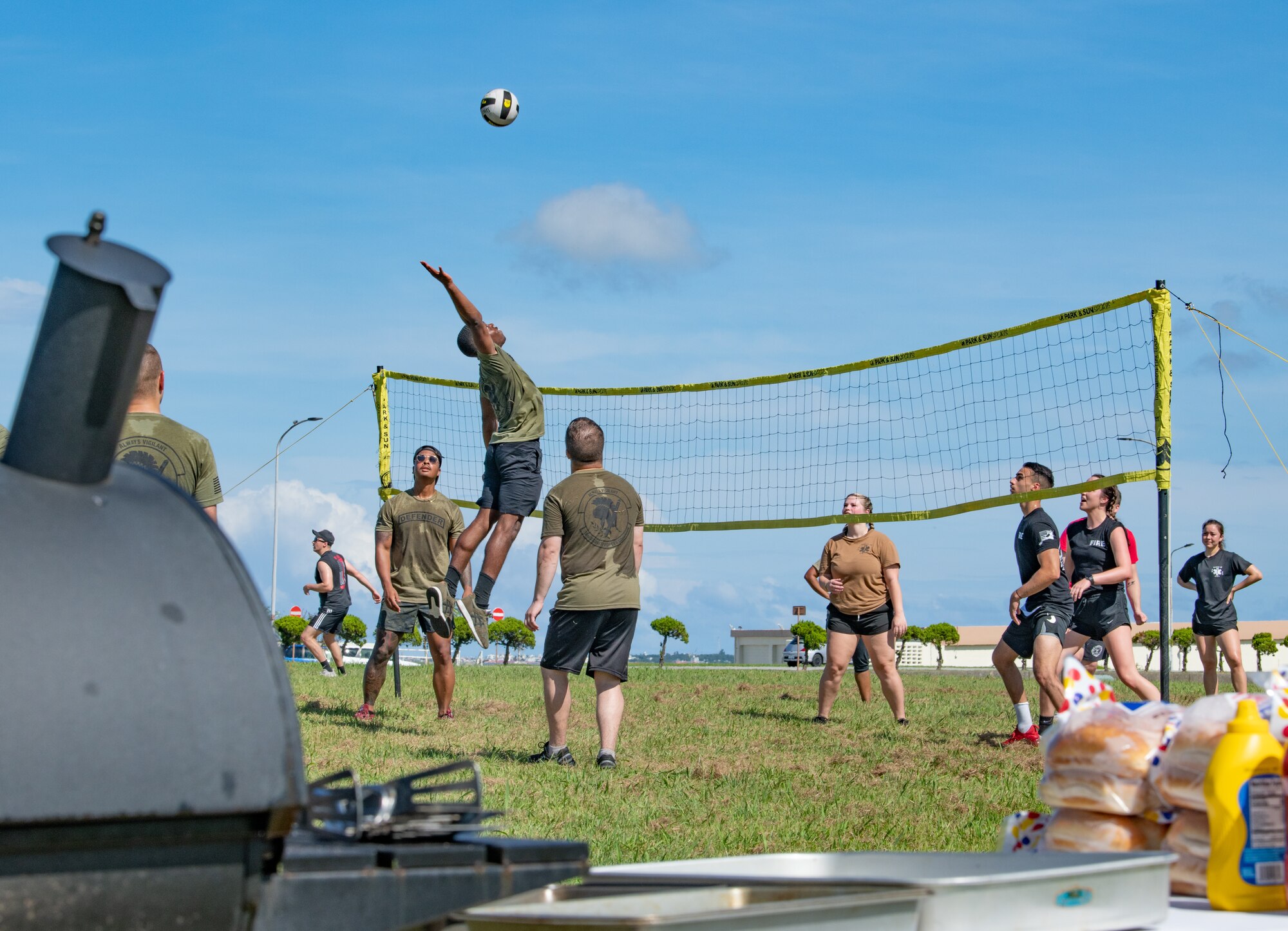 Kadena's first responders compete in Battle of the Badges games.