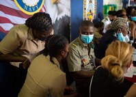 USS Hershel “Woody” Williams Arrives in Angola