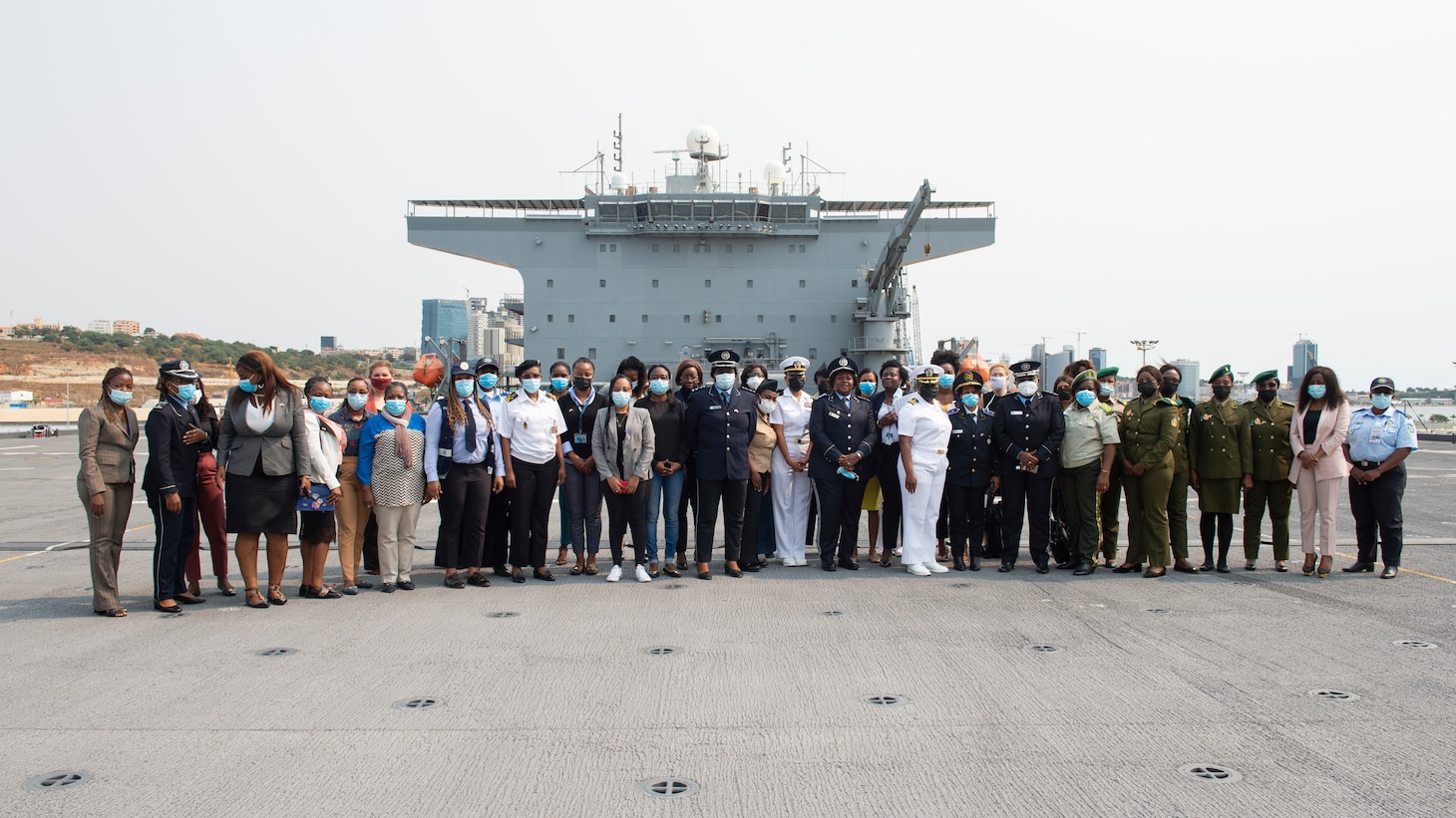 USS Hershel “Woody” Williams Arrives in Angola