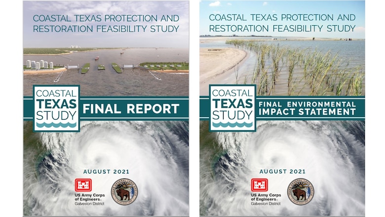 The United States Army Corps of Engineers (USACE) and the Texas General Land Office (GLO) announce the release of the final version of the Coastal Texas Protection and Restoration Study. The Coastal Texas Study is a six-year, $20.63 million comprehensive study led by USACE in partnership with our non-federal cost-share sponsor, the TXGLO. The purpose of the study is to identify feasible projects that reduce risks to public health and the economy, restore critical ecosystems, and advance coastal resiliency.