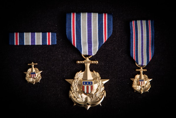Photo of the Angela M. Houtz Medal for Fallen Civilians.