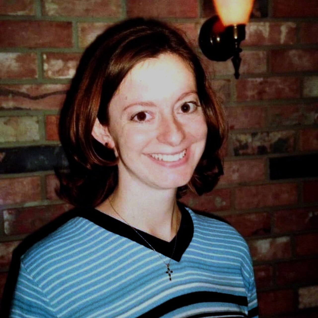 An undated file photo of Angela M. Houtz, a Department of the Navy intelligence analyst killed in the Sept. 11, 2001 terrorist attack on the Pentagon.