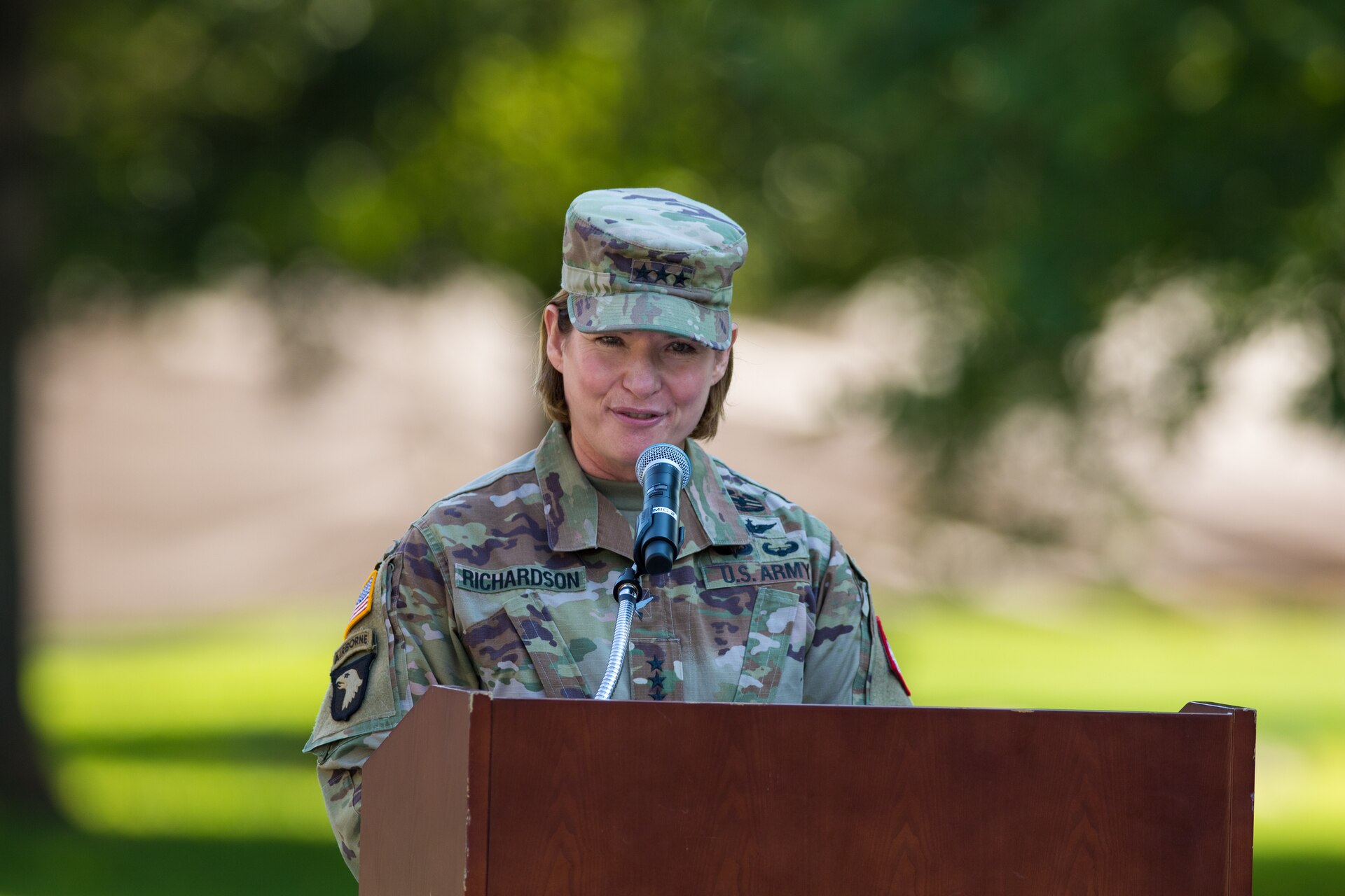 VanHerck presided over the ceremony in which Lt. Gen. Laura J. Richardson, the outgoing commander of U.S. Army North, relinquished command to Evans, who previously served as the commanding general of the U.S. Cadet Command at Fort Knox, Kentucky.