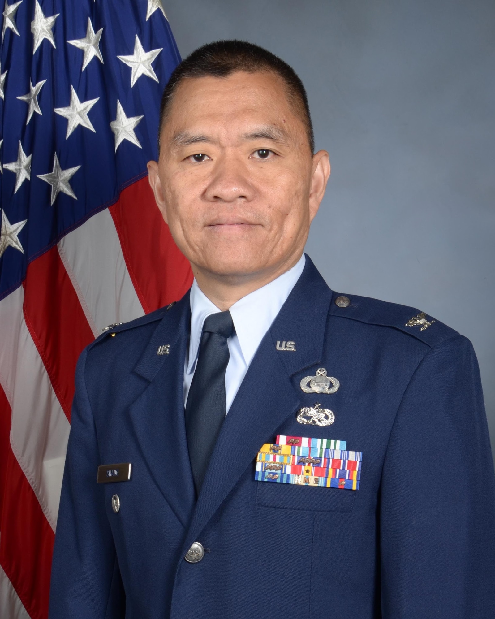 Official photo of Col. Ephod Shang.