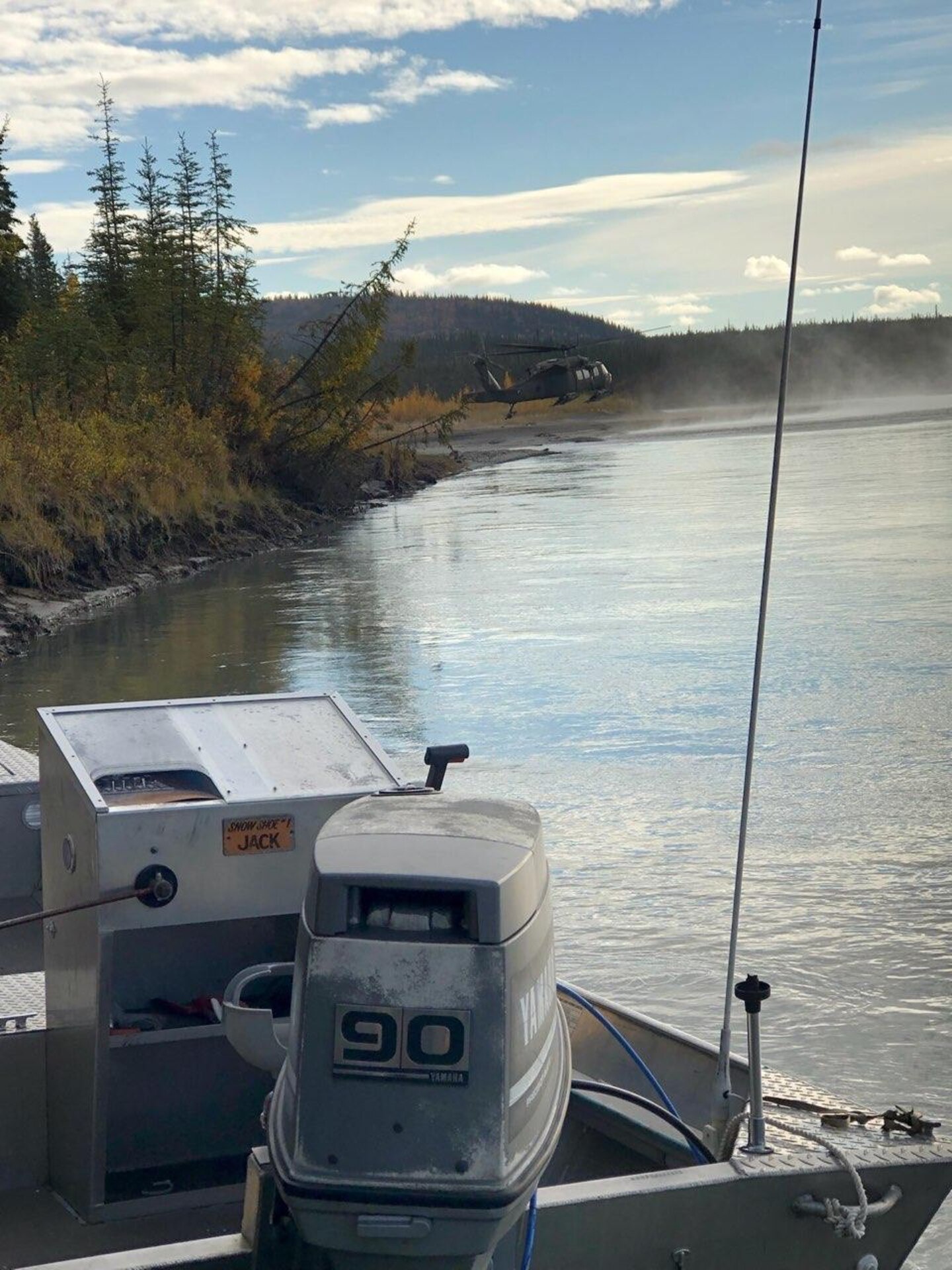 Alaska Army National Guardsmen of 1st Battalion, 207th Aviation Regiment, rescue an individual who was experiencing cardiac issues while hunting near Tyone Lake, Sept. 9, 2021.