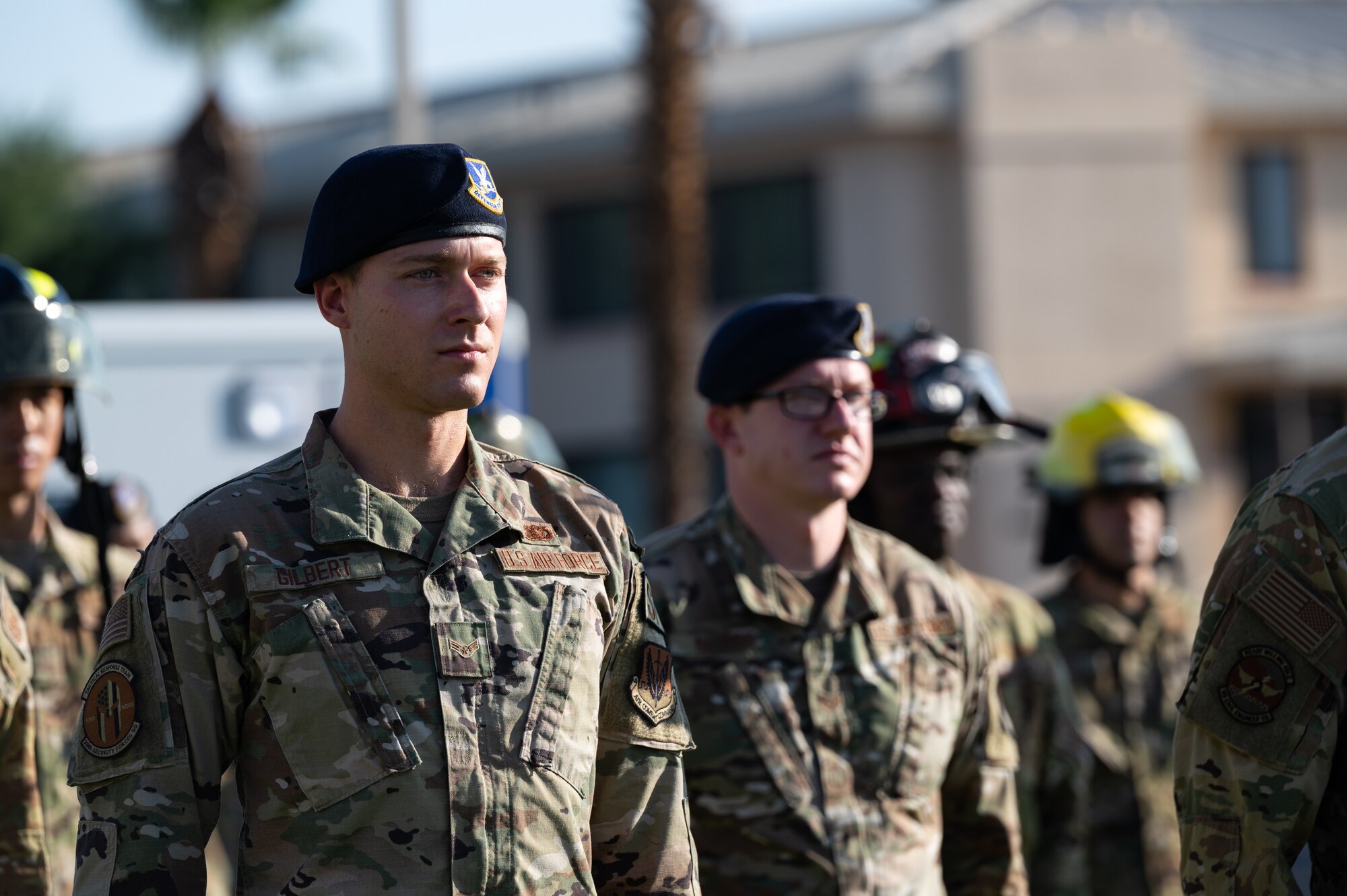 Airmen in formation