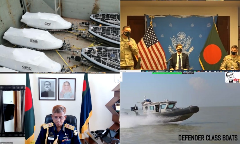U.S. Donates Metal Shark And Defender Patrol Boats To The Bangladesh Navy And Bangladesh Coast Guard
