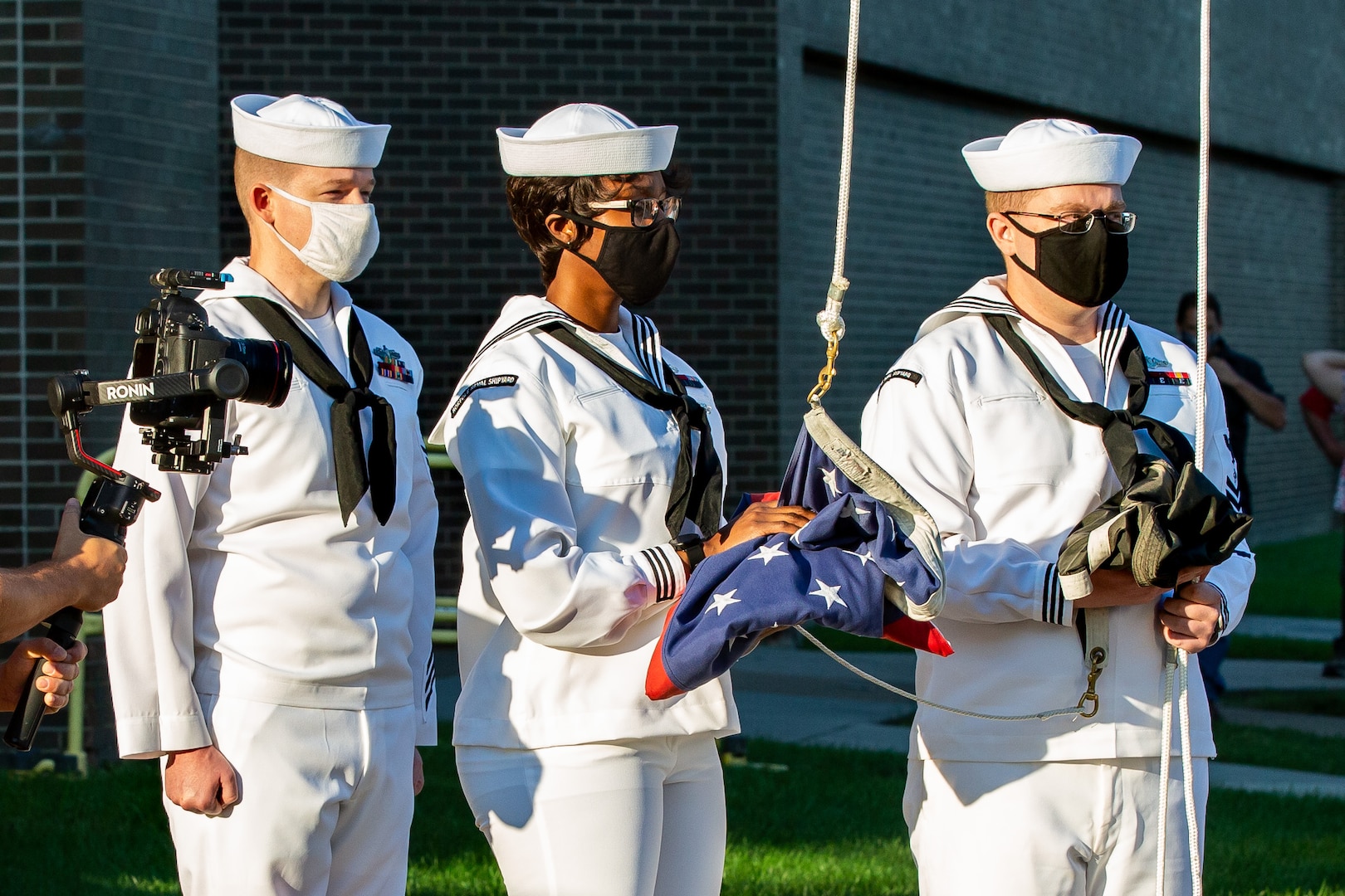 Norfolk Naval Shipyard (NNSY) held its Patriot Day ceremony on Friday, Sept. 10, to commemorate the lives of those lost and the courage and bravery of all the first responders who helped save lives during the historic September 11, 2001 attacks. This year marks the 20th anniversary of the 9/11 attacks, which were the worst attacks on American soil since the Japanese attacked Pearl Harbor, Hawaii, in 1941.