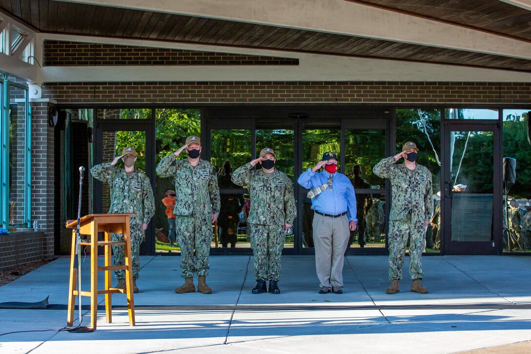 Norfolk Naval Shipyard (NNSY) held its Patriot Day ceremony on Friday, Sept. 10, to commemorate the lives of those lost and the courage and bravery of all the first responders who helped save lives during the historic September 11, 2001 attacks. This year marks the 20th anniversary of the 9/11 attacks, which were the worst attacks on American soil since the Japanese attacked Pearl Harbor, Hawaii, in 1941.
