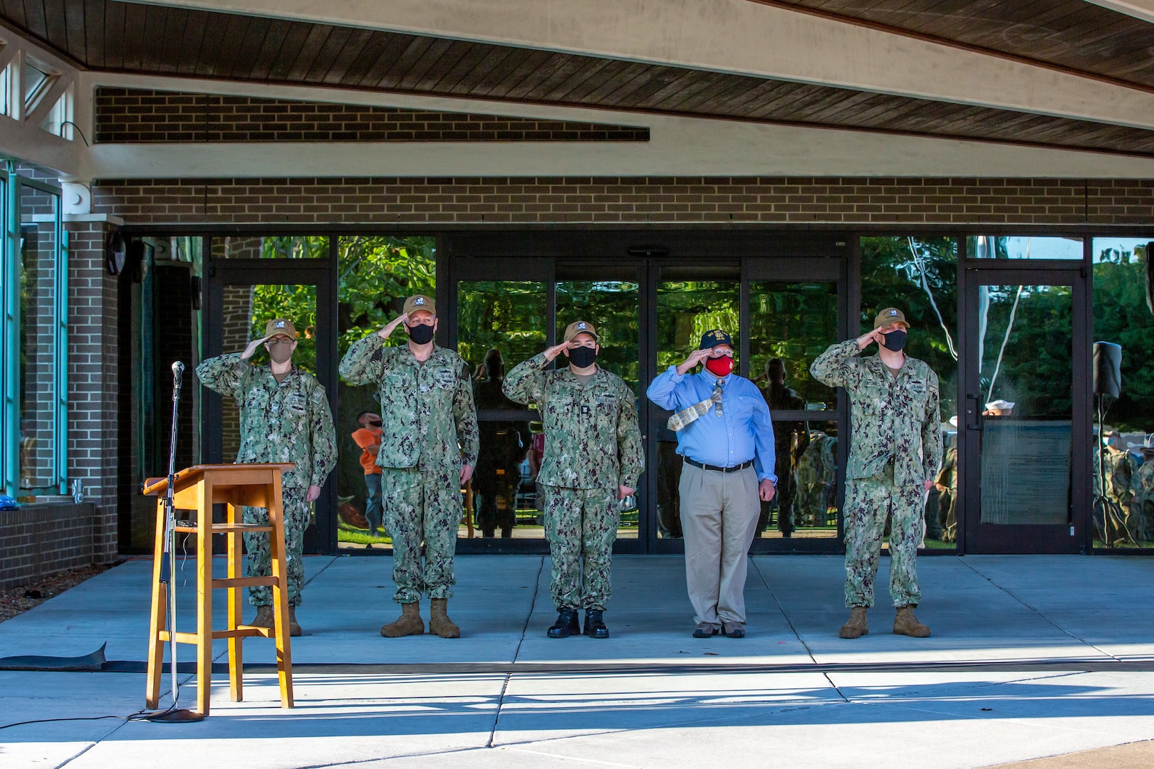 Norfolk Naval Shipyard (NNSY) held its Patriot Day ceremony on Friday, Sept. 10, to commemorate the lives of those lost and the courage and bravery of all the first responders who helped save lives during the historic September 11, 2001 attacks. This year marks the 20th anniversary of the 9/11 attacks, which were the worst attacks on American soil since the Japanese attacked Pearl Harbor, Hawaii, in 1941.