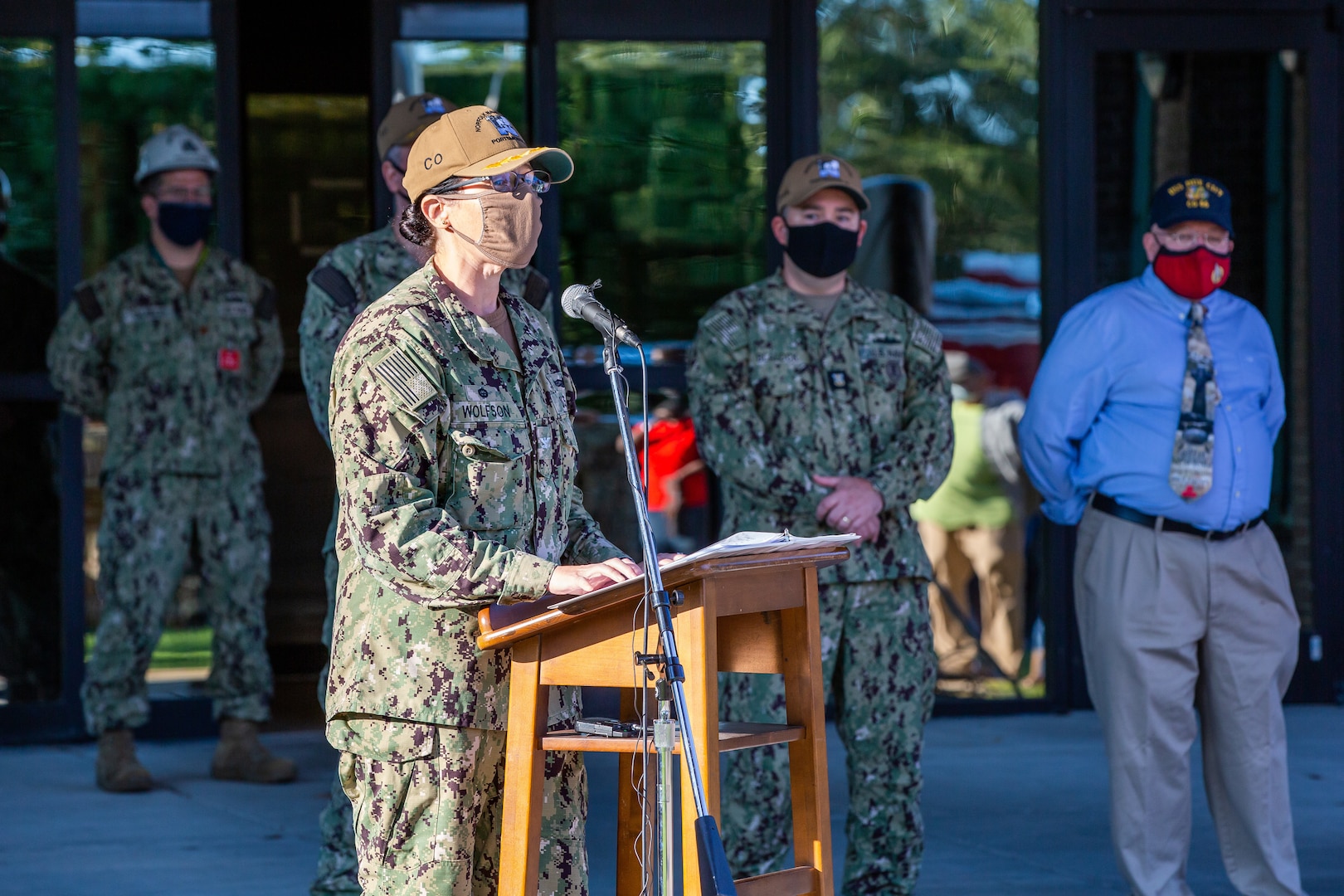 Norfolk Naval Shipyard (NNSY) held its Patriot Day ceremony on Friday, Sept. 10, to commemorate the lives of those lost and the courage and bravery of all the first responders who helped save lives during the historic September 11, 2001 attacks. This year marks the 20th anniversary of the 9/11 attacks, which were the worst attacks on American soil since the Japanese attacked Pearl Harbor, Hawaii, in 1941.