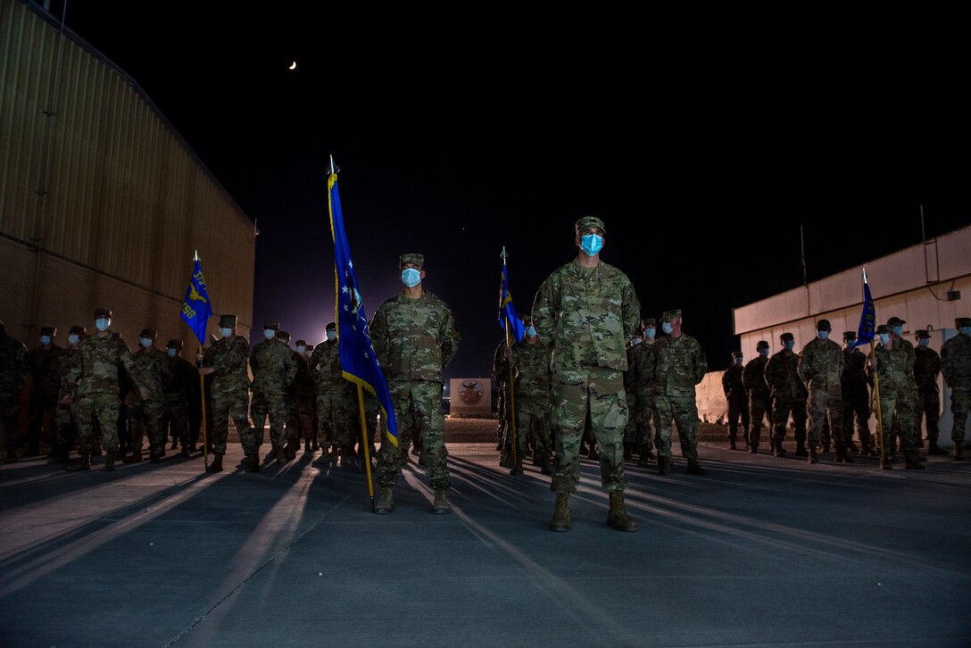 This 9/11 memorial event marks the 20th anniversary of the attacks to the World Trade Center and the Pentagon, as well as the plane that crashed in Shanksville, Pennsylvania on September 11, 2001. (U.S. Air Force photo by Senior Airman Kylie Barrow)