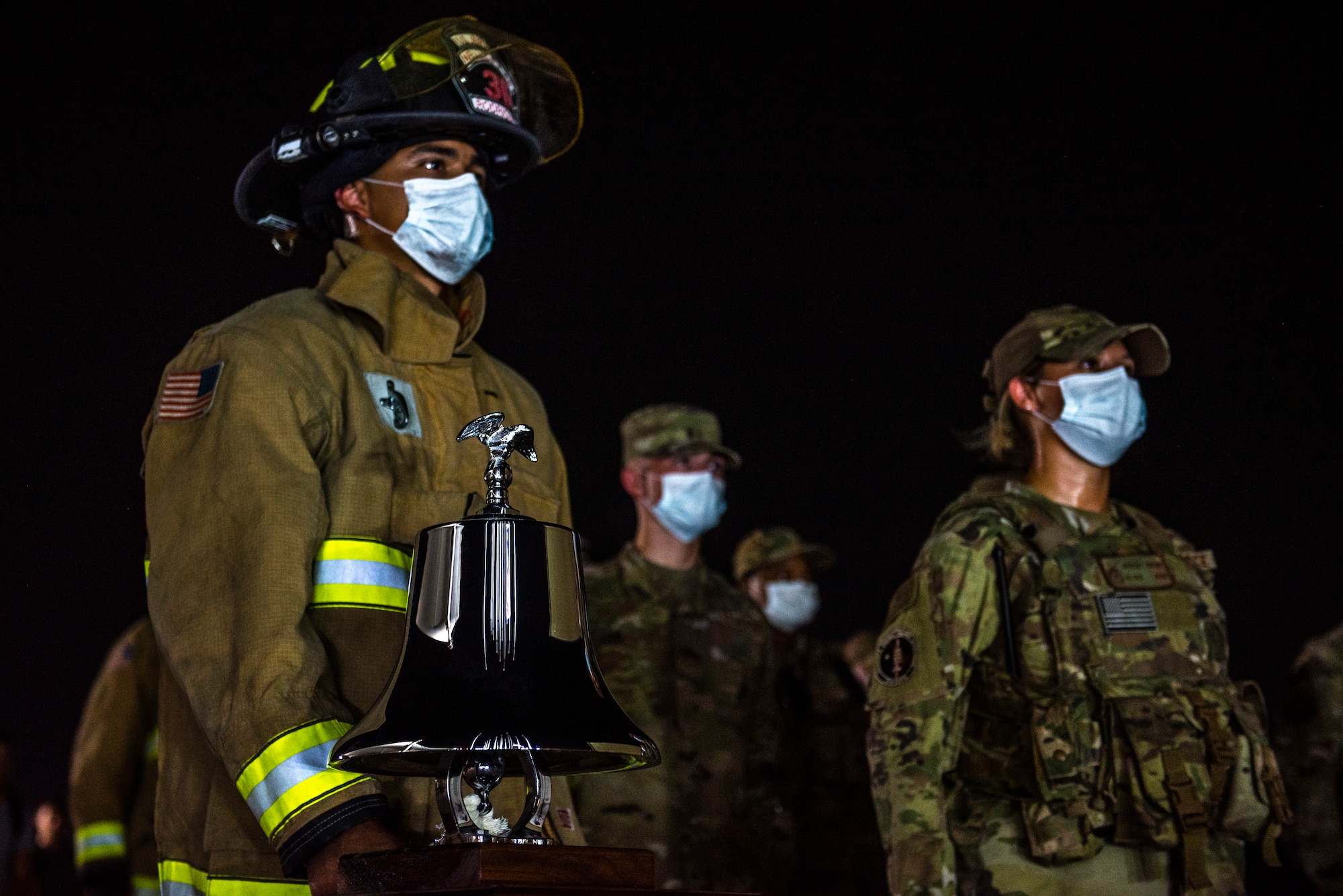 This 9/11 memorial event marks the 20th anniversary of the attacks to the World Trade Center and the Pentagon, as well as the plane that crashed in Shanksville, Pennsylvania on September 11, 2001. (U.S. Air Force photo by Senior Airman Kylie Barrow)