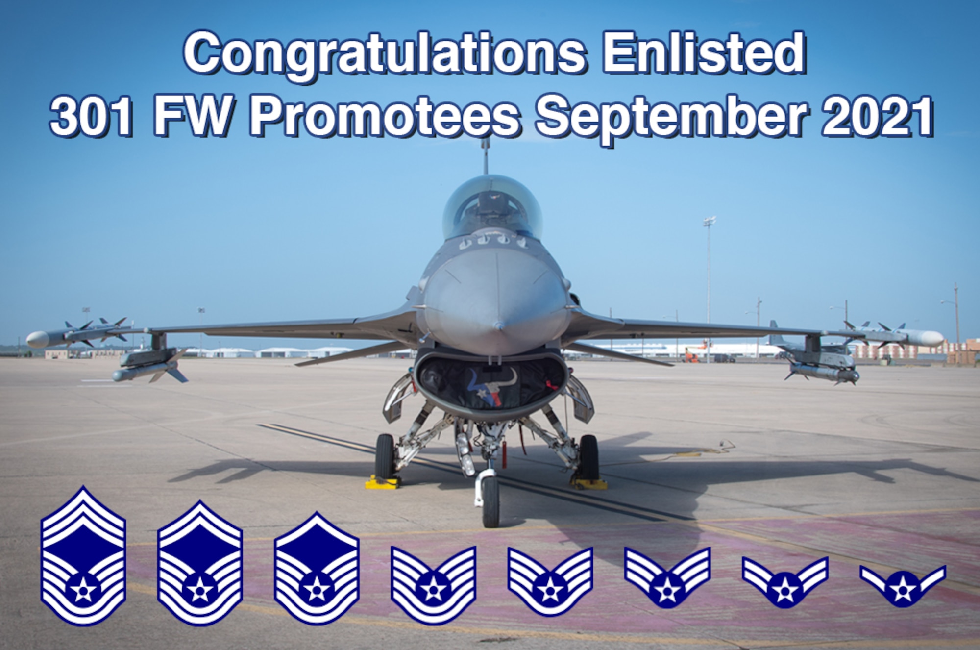 301 FW Enlisted Promotees for September 2021