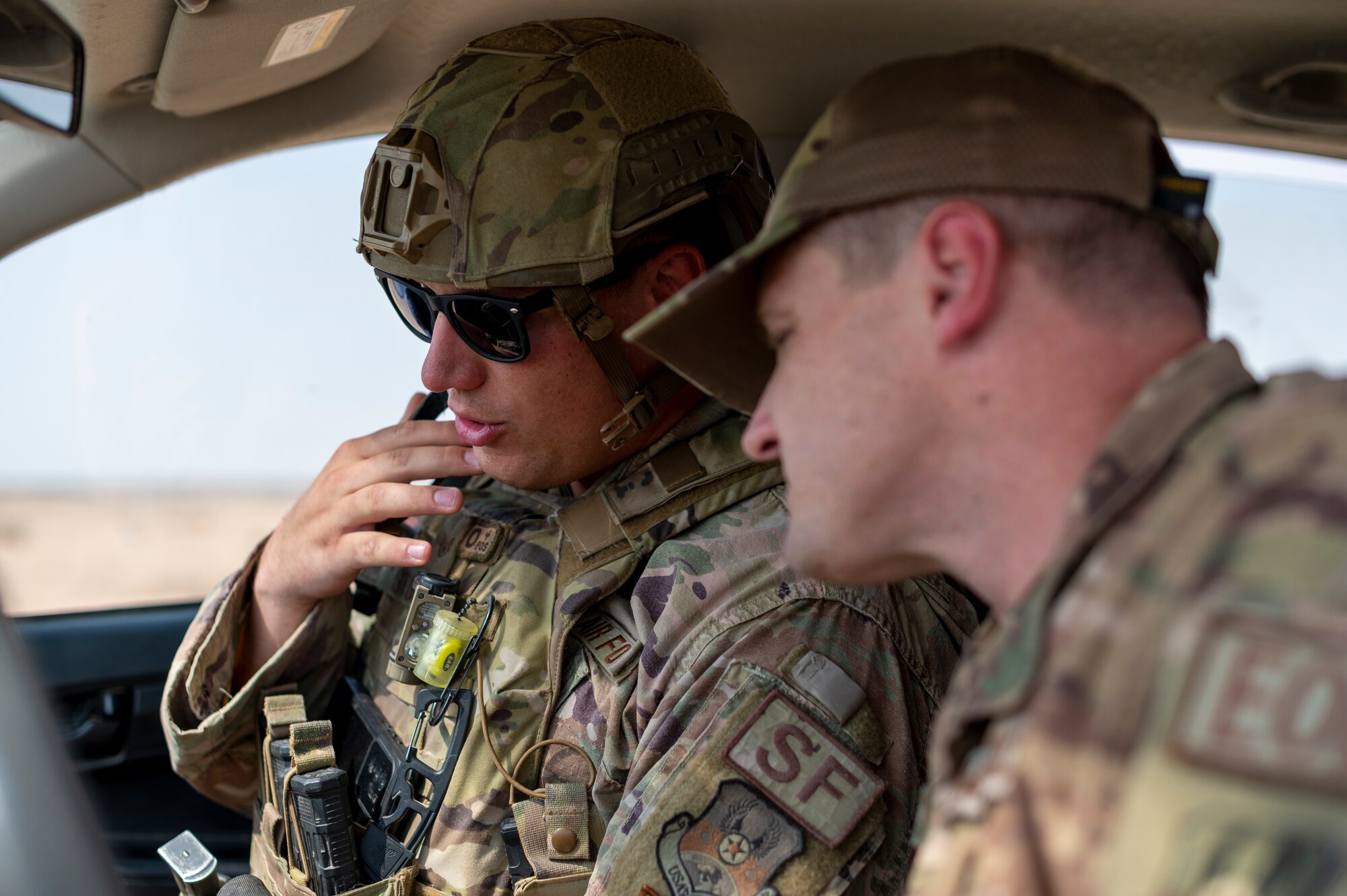 The joint exercise allowed multiple agencies to join forces to strengthen and refine Counter-Small Unmanned Aerial Systems tactics, techniques and procedures. (U.S. Air Force photo by Senior Airman Karla Parra)