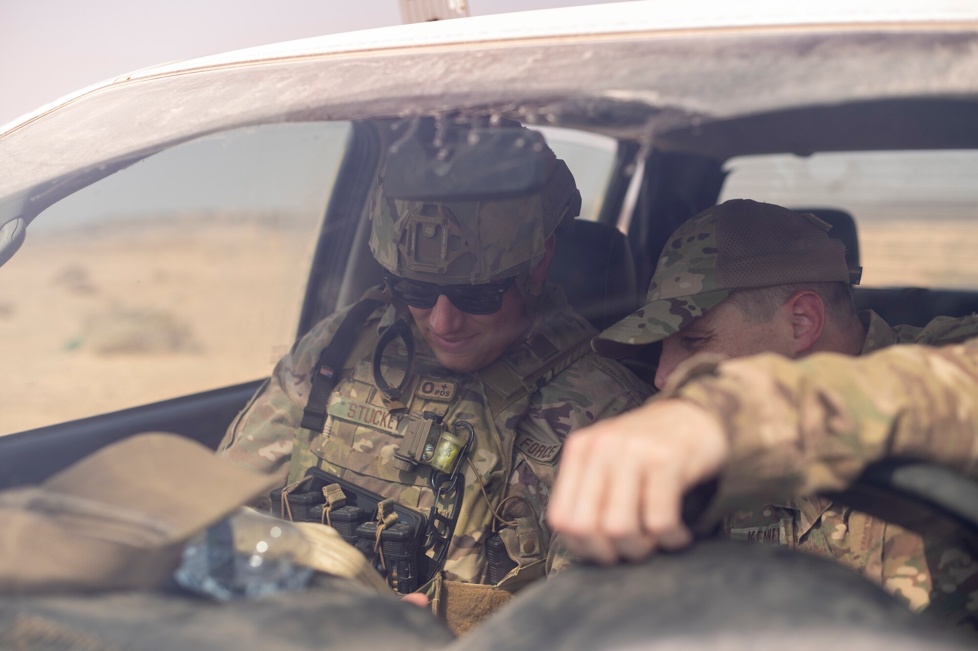 The joint exercise allowed multiple agencies to join forces to strengthen and refine Counter-Small Unmanned Aerial Systems tactics, techniques and procedures. (U.S. Air Force photo by Senior Airman Karla Parra)