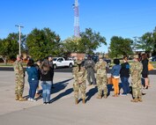 Members of Team Minot meet at the Parade Grounds for the opening day of Suicide Prevention Month on September 7, 2021, at Minot Air Force Base, N.D.
