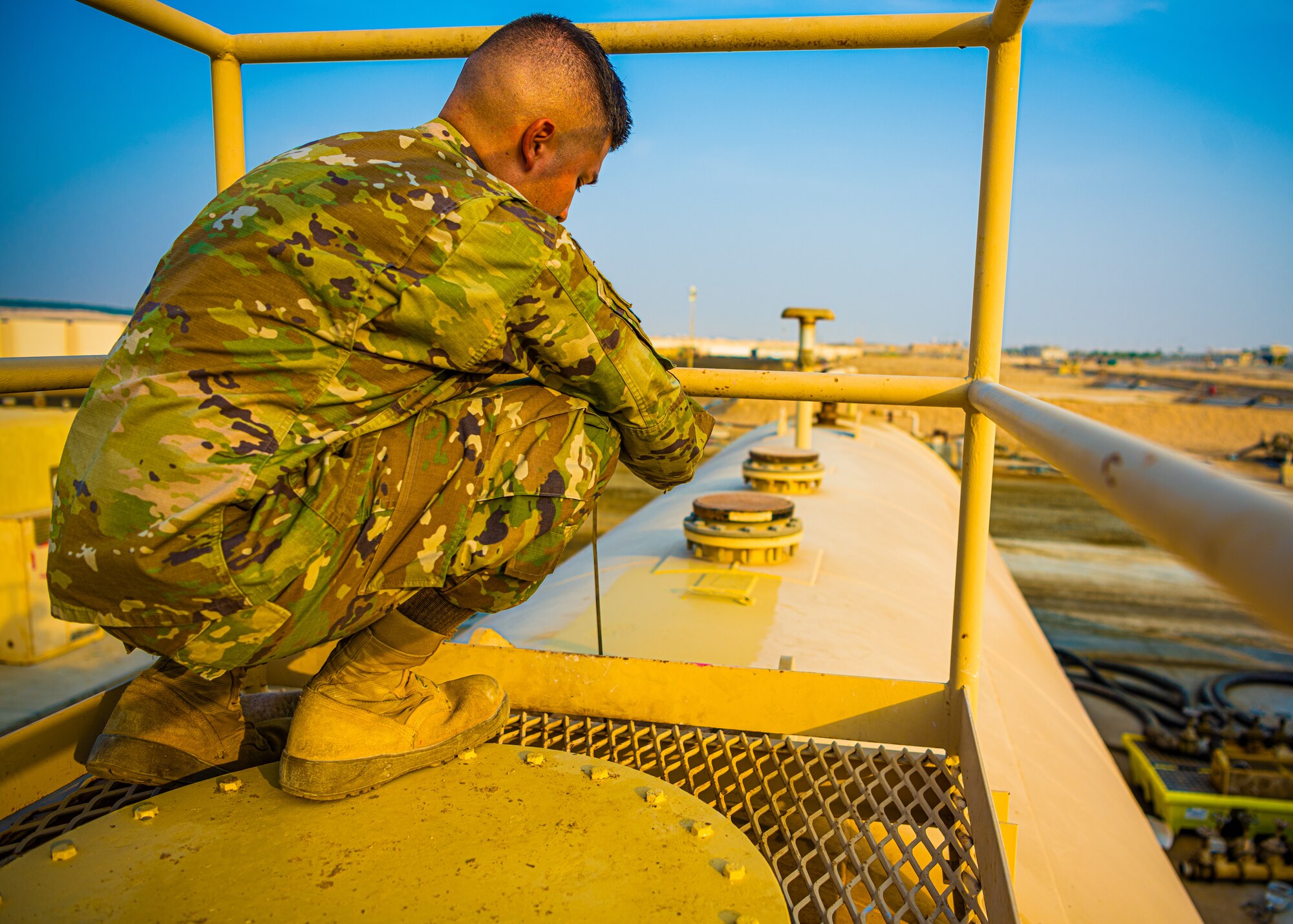 During their deployment rotation, the 380th Expeditionary Logistics Readiness Squadron Fuels Flight oversaw the throughput of 86.5 million gallons, maintaining the Department of Defense’s largest tactical fuel site.