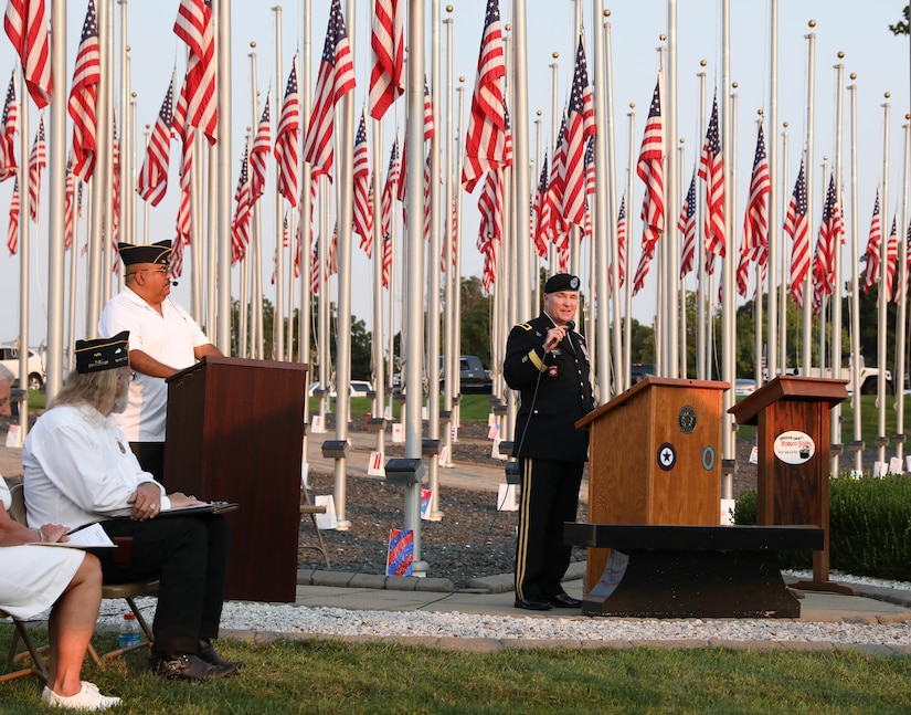 Members of the official party included the master of ceremonies, Tim Martinez, Lawrenceburg Police Chief Bryan Taylor and State Representative James Tipton.