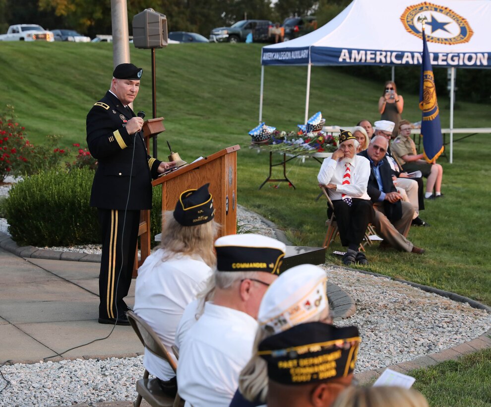 Members of the official party included the master of ceremonies, Tim Martinez, Lawrenceburg Police Chief Bryan Taylor and State Representative James Tipton.