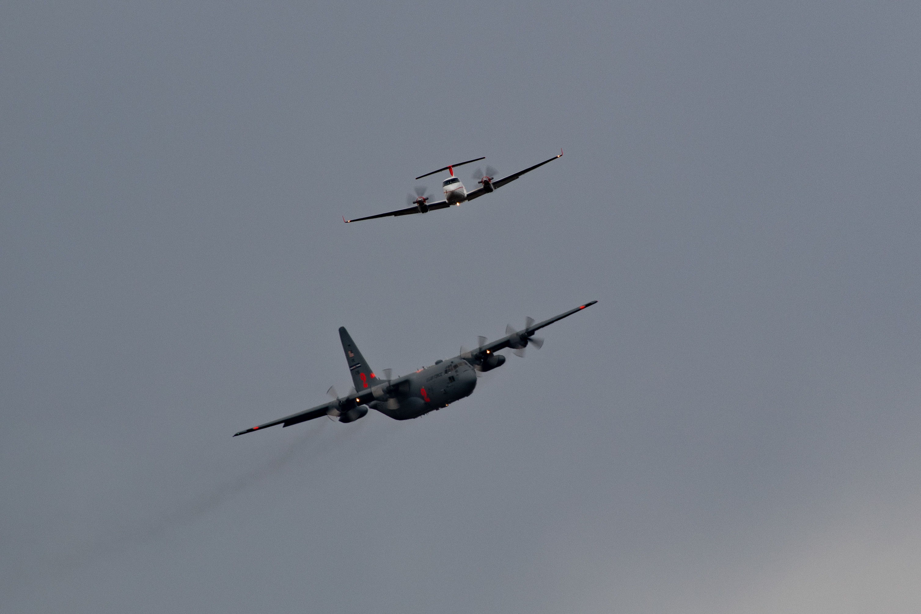 Reserve C130 aerial firefighting teams fly during second busiest