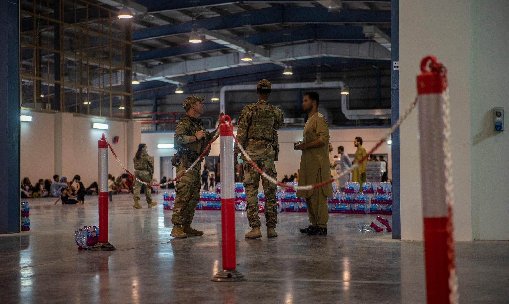 Security Forces defends AUAB and evacuees