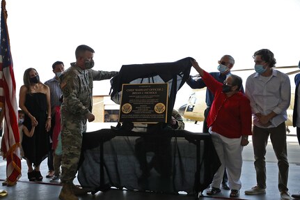 Kansas City area Army Reserve aviation hangar dedicated to fallen Soldier
