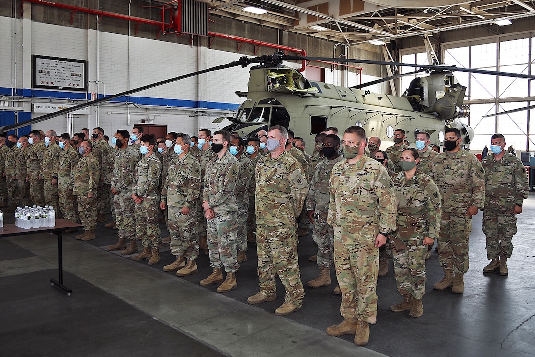 Kansas City area Army Reserve aviation hangar dedicated to fallen Soldier