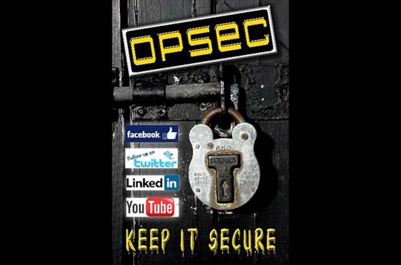 OPSEC graphic Keep it secure