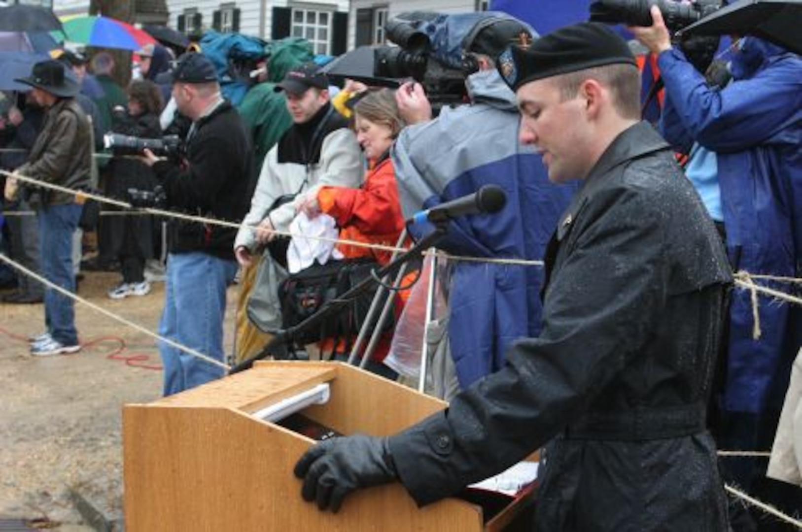 Virginia Guard on hand to help welcome new governor