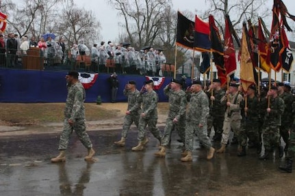 Virginia Guard on hand to help welcome new governor