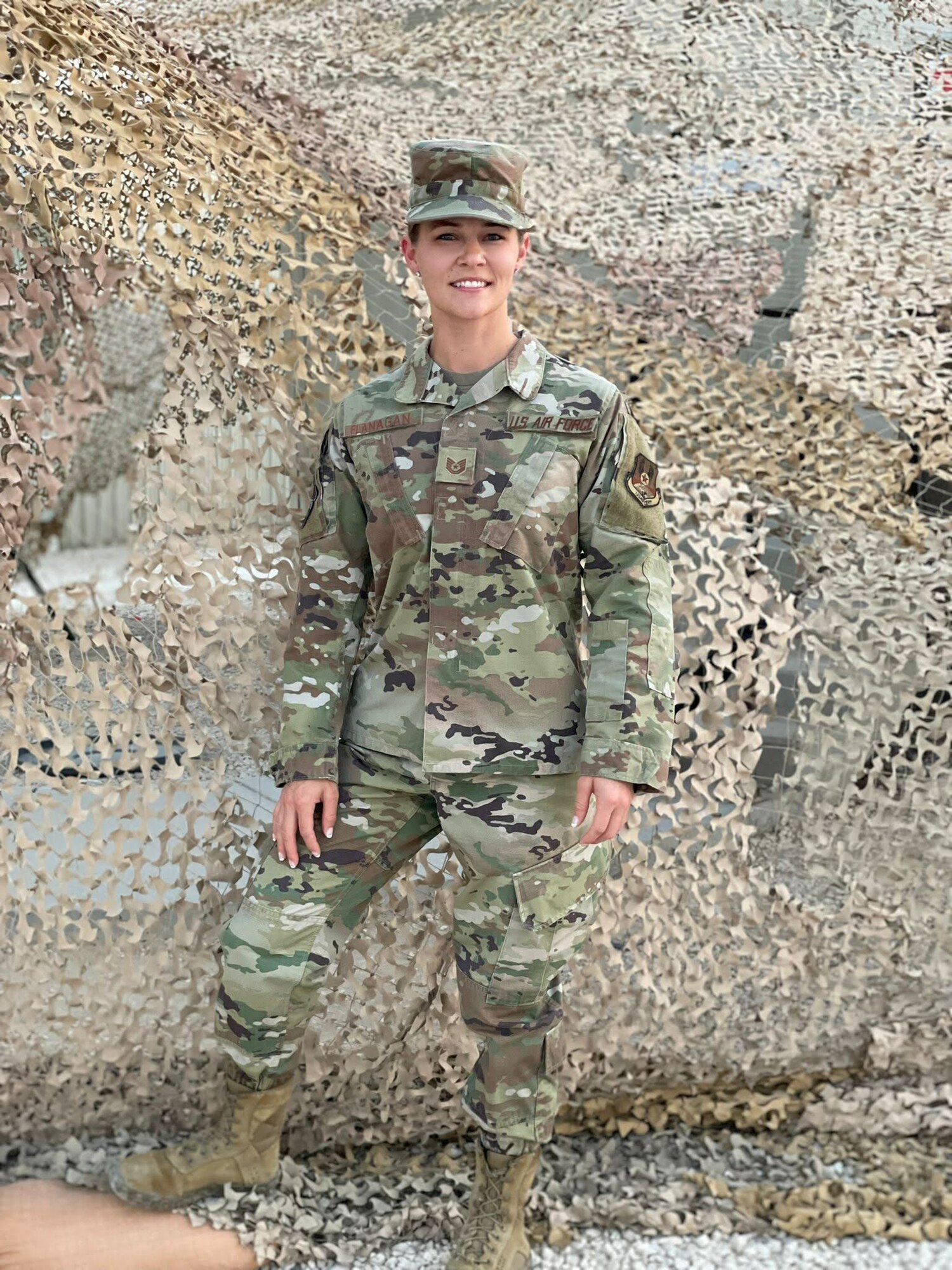 Female Airman poses for photo