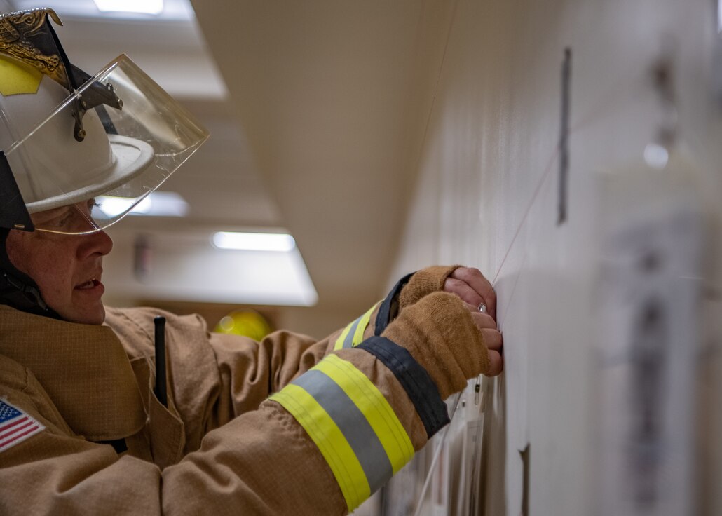 Firefighters honor fallen first responders in 9/11 memorial stair climb.