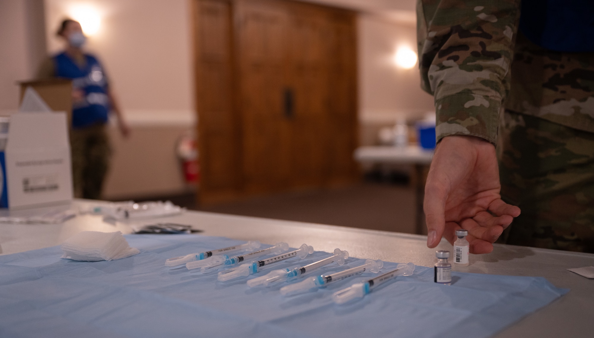 Vaccinations can help ensure service members’ health and safety while preserving the department’s readiness and ability to execute worldwide air and space forces missions, according to department leaders.