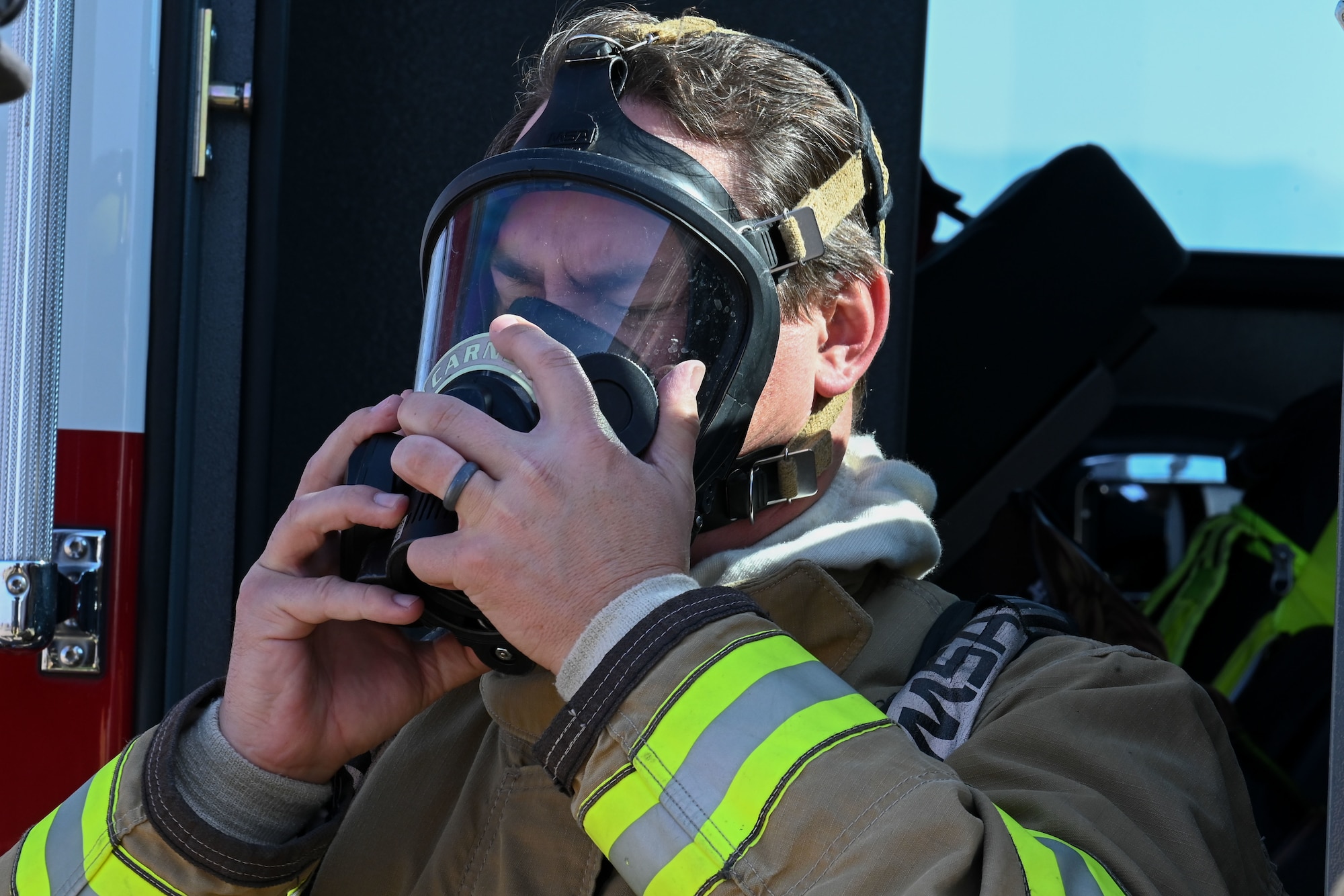 KAFB Firefighters conduct training for real world incidents