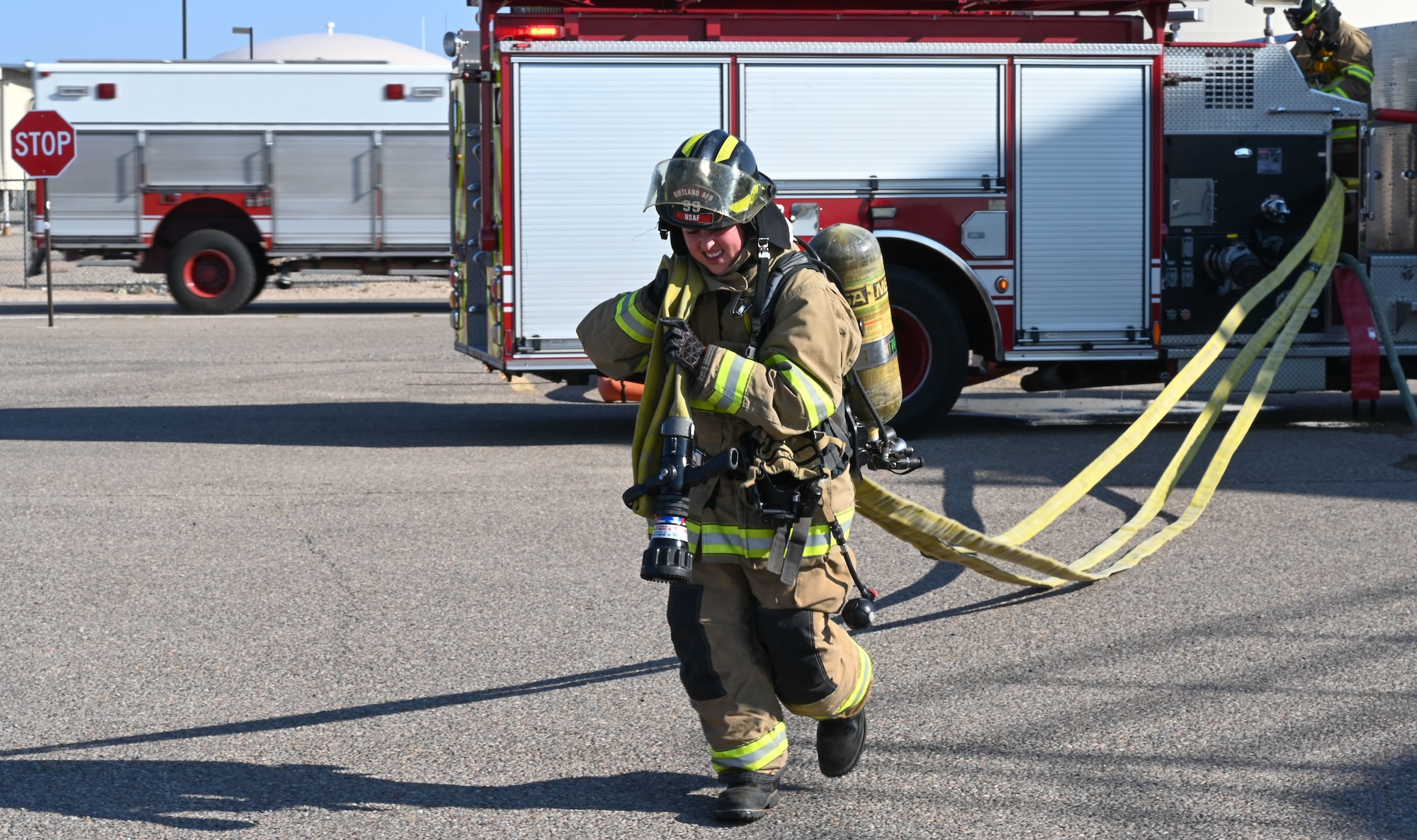 KAFB Firefighters conduct training for real world incidents