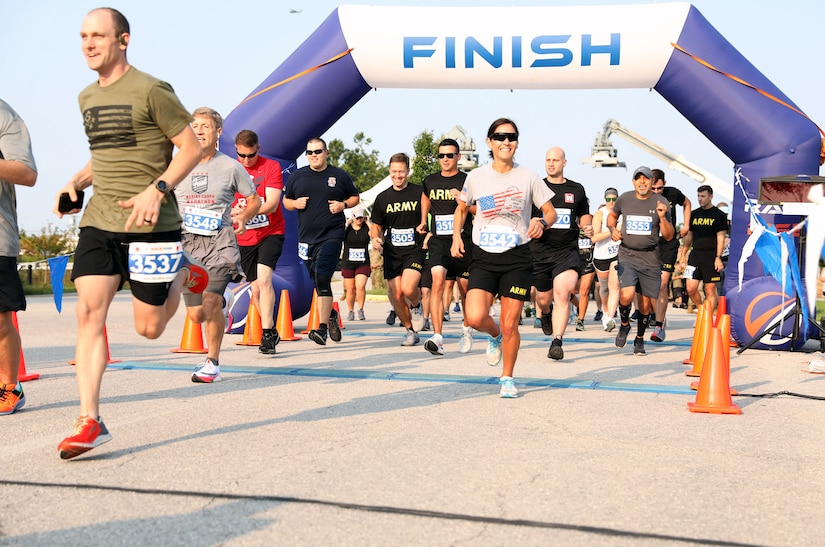 About 200 runners, walkers and ruck marchers took part in the Army 10-Miler at Bluegrass Army Depot, hosted by the 149th Maneuver Enhancement Brigade Sept. 12, 2021.