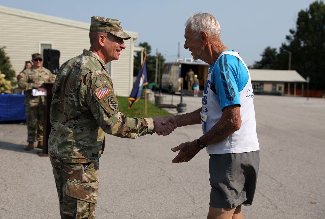 McMillen, 84, from Elizabethtown, Ky., was the oldest competitor at the race and finished second for his age group.