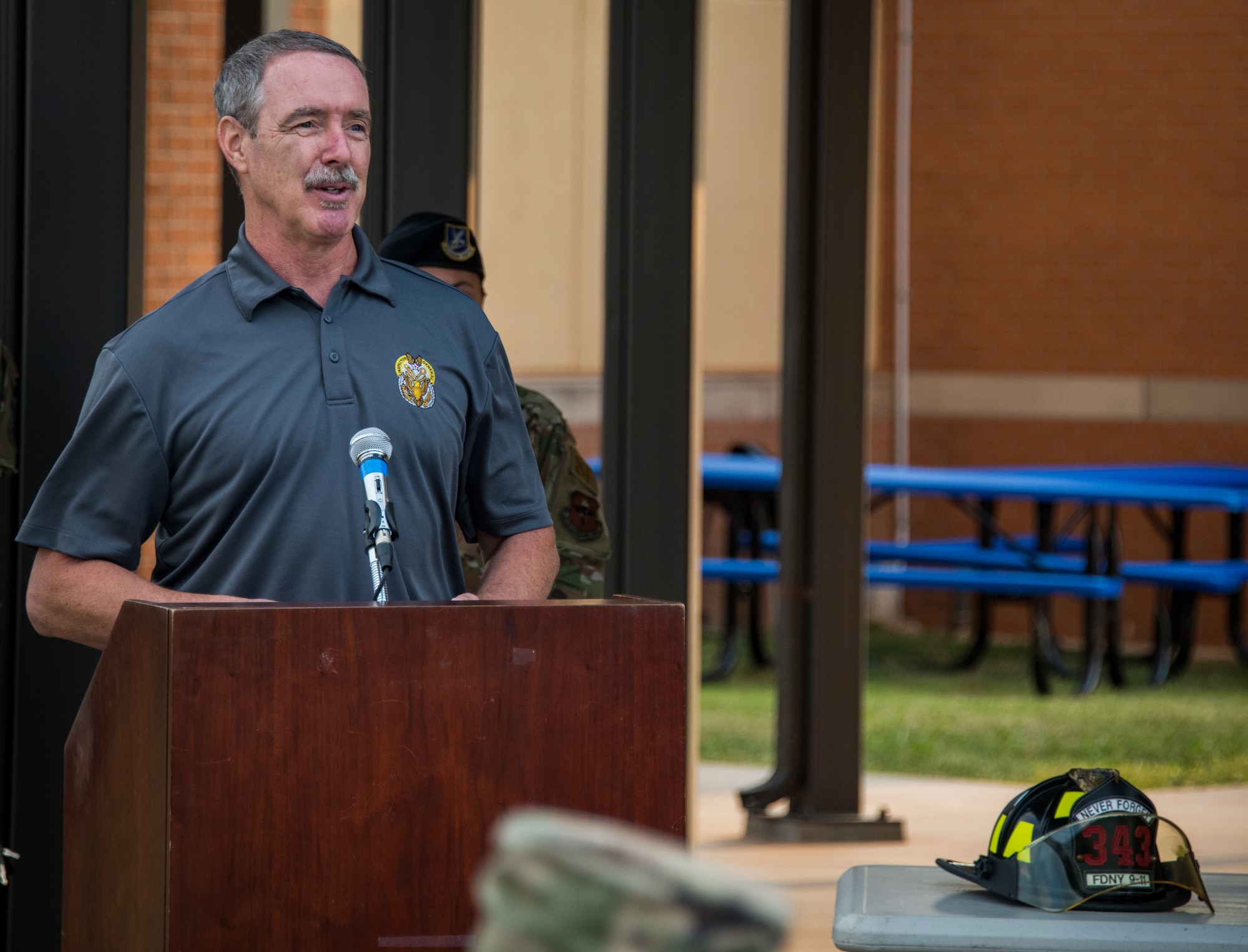 Glenn Kelleher speaks at 9/11 Memorial Ceremony