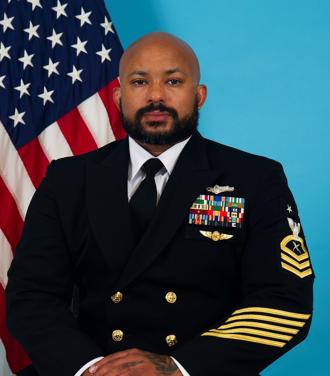 Master Chief Ralph I. Bass Jr., Senior Enlist Leader, Navy Information Operations Detachment (NIOD) Korea