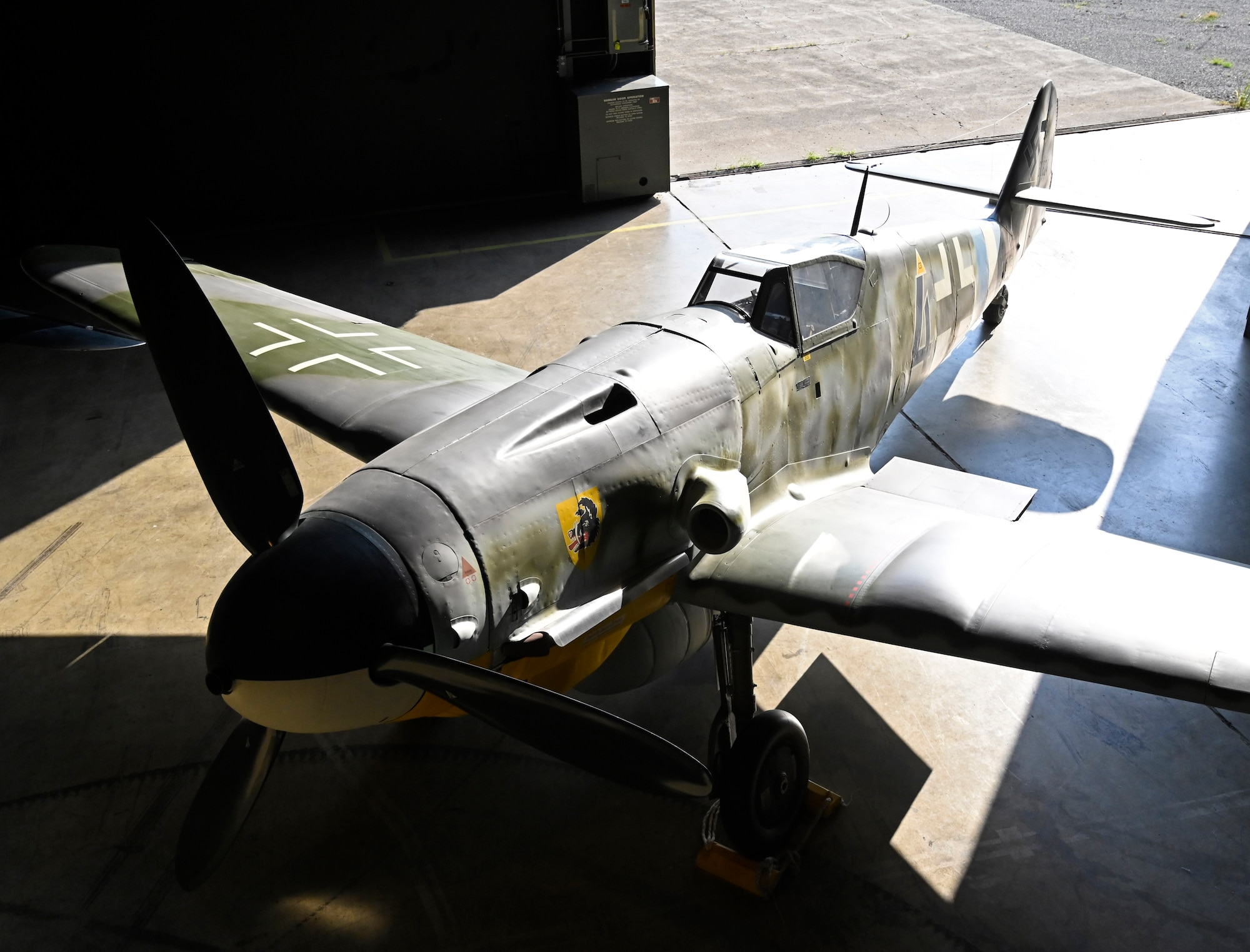 Messerschmitt Bf 109G-10 at the National Museum of the United States Air Force.