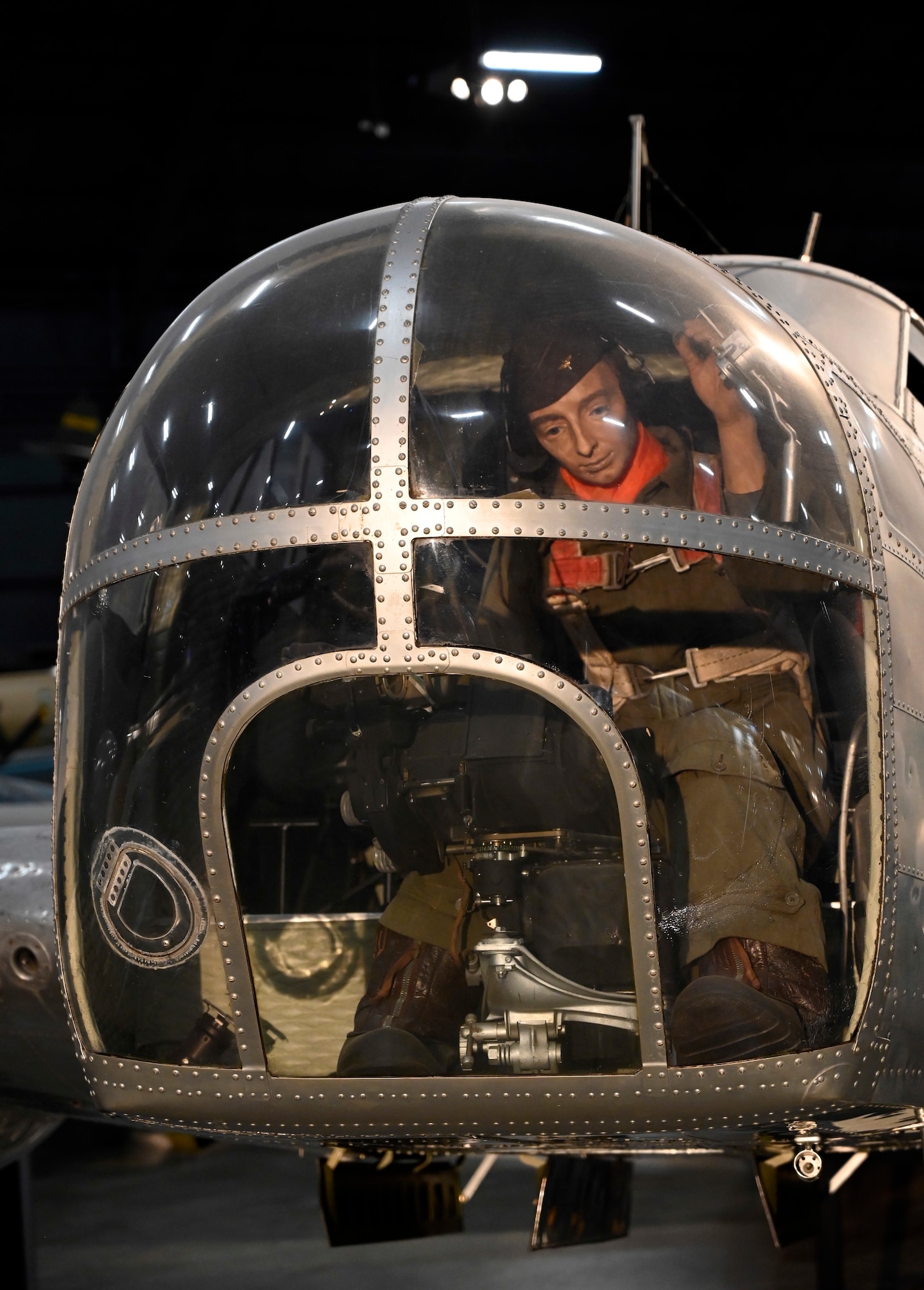 Beech AT-11 Kansan in the World War II Gallery at the National Museum of the United States Air Force.