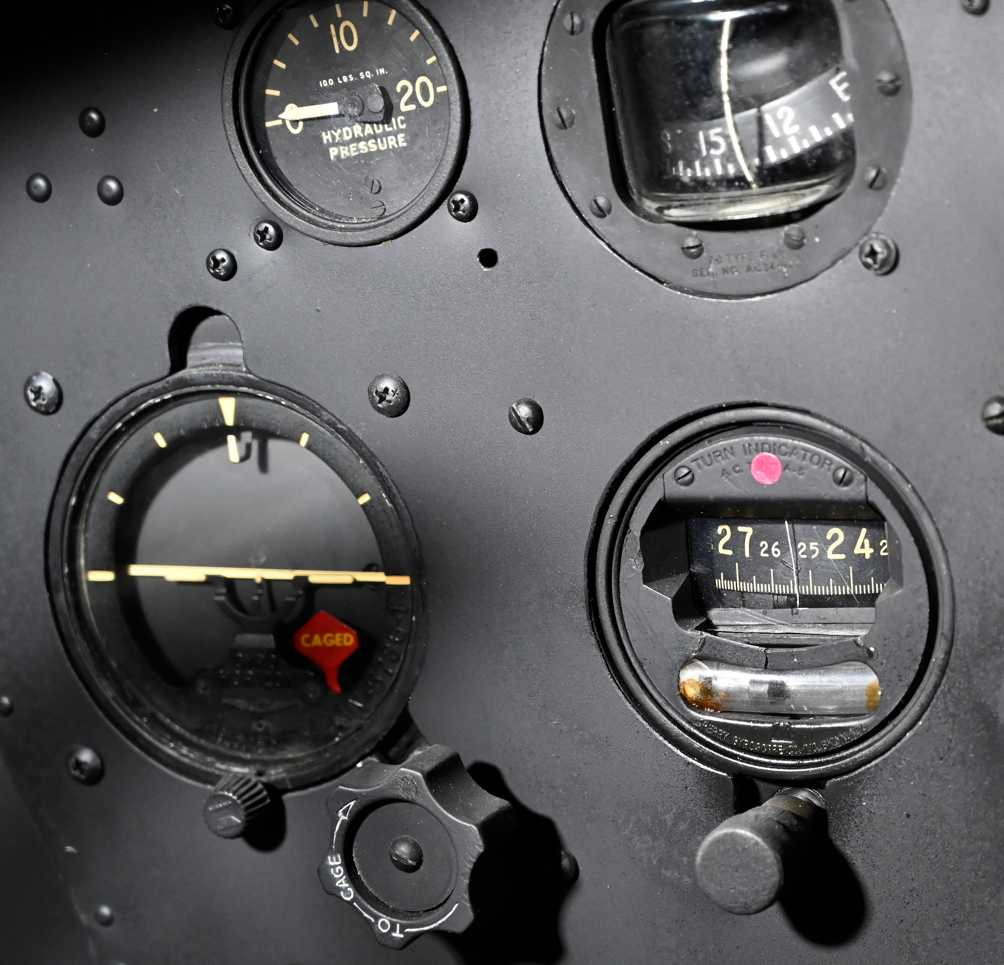 Interior views of the Douglas B-18 Bolo bomber on display at the National Museum of the U.S. Air Force in the World War II Gallery.