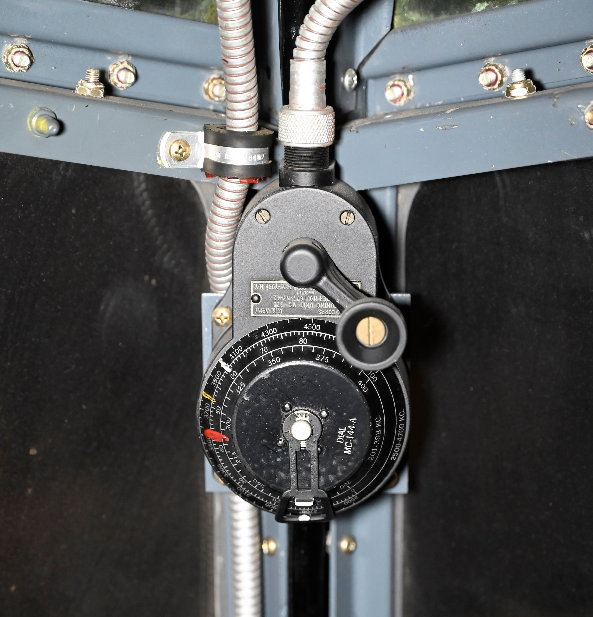 Interior views of the Douglas B-18 Bolo bomber on display at the National Museum of the U.S. Air Force