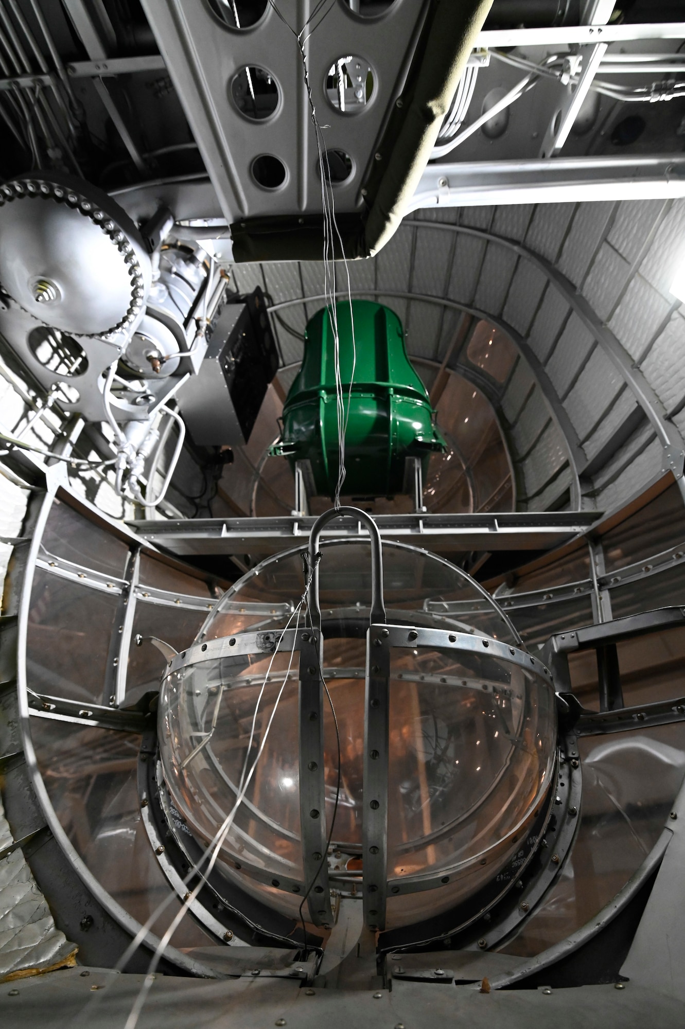 Interior views of the Douglas B-18 Bolo bomber on display at the National Museum of the U.S. Air Force